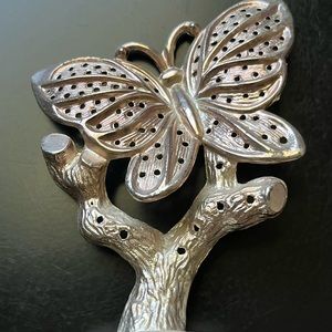 Vintage 70’s Metal Butterfly Earring Holder